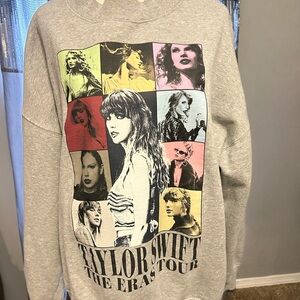 Taylor Swift The Eras Tour Gray Sweatshirt